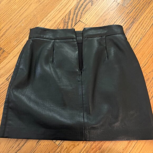 Aritzia Patio Leather Miniskirt S2 - Picture 8 of 9